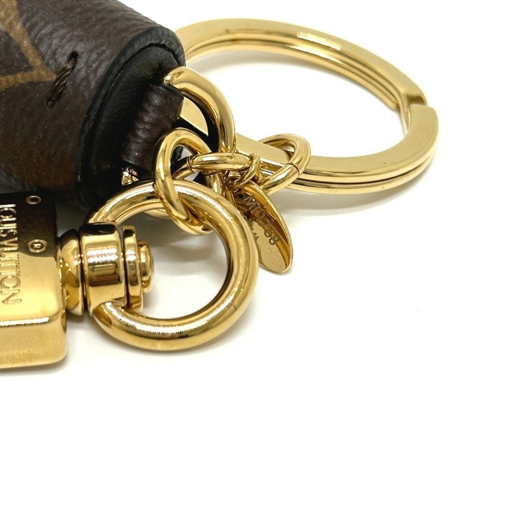 LOUIS VUITTON MP1768 Tassel Keychain Bag Charm Monogram Canvas Women's Brown - Picture 7 of 9